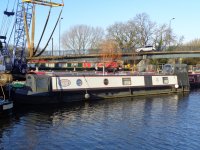 57ft Semi cruiser Stern Narrowboat (WITH REVERSE LAYOUT) built 2022 by HT Fabrications & fit out by Ovation boats